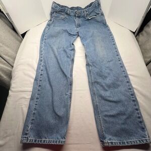 Carhartt B167 Loose Fit Jeans 38x34 Light Wash Workwear Denim Mexico